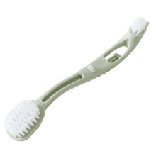 Outil de nettoyage ménager professionnel, brosse de lavage de chaussures ergonomique à double extrémité et long manche pour une polyvalence