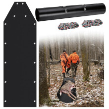 Multi Purpose Utility Sled, 73.23 x 23.23 Sled, Outlast Deer Drag Sled for Transporting Games, Firewood and Ice Fishing Equipment