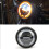 Farol dianteiro de LED para motocicleta, 6,5 polegadas, encaixe universal, luz alta e baixa, resistente a impactos, longa vida útil, construção 3