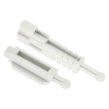 Staffa di montaggio per regolatore faro, ricambio diretto, struttura resistente con materiale ABS e kit di regolazione, compatibile con alcuni