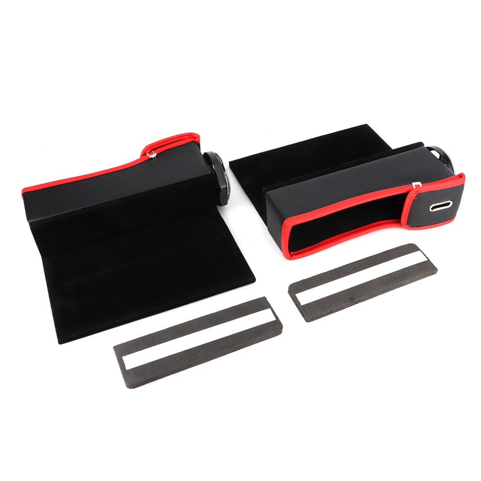 Seat Gap Organizer 4 Car, Universal Fit Seat Gap Filler W/ Integrated Drink Holder & Storage Pockets, Car Seat Gap Filler W/ Built-In Seat Belt Slot 9139052829602