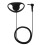 Ελαφρύ υλικό σετ ακουστικών Walkie Talkie σε σχήμα D με σπειροειδές καλώδιο Συμβατό με 1