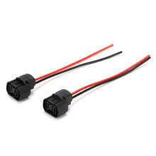 Cablaggio per fendinebbia compatibile con alogeni, LED, HID, connettore femmina, plug & play, precablato, materiale ABS, plastica di nylon resistente