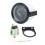Manômetro de pressão de óleo elétrico universal para carro, 52 mm (2 polegadas), 12 V CC com sensor de alta sensibilidade e faixa de 0 a 100 psi, 1