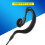 Περιστρεφόμενο ακουστικό Walkie Talkie Headset Push-to-Talk με ενσωματωμένο μικρόφωνο, 5
