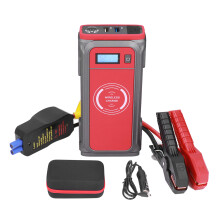 Noodstartbooster voor auto's, draagbaar, met ultrasafe ontwerp, meerdere slimme beveiligingsfuncties, dubbele USB-snellaadfunctie en meerdere standen.