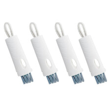 Brosse de précision multifonctionnelle pour ustensiles de cuisine, en polypropylène résistant à la chaleur, format mini, en forme de carotte,