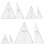 Multipurpose 8Inch Clear Craft Ruler With Measurement Lines For 1