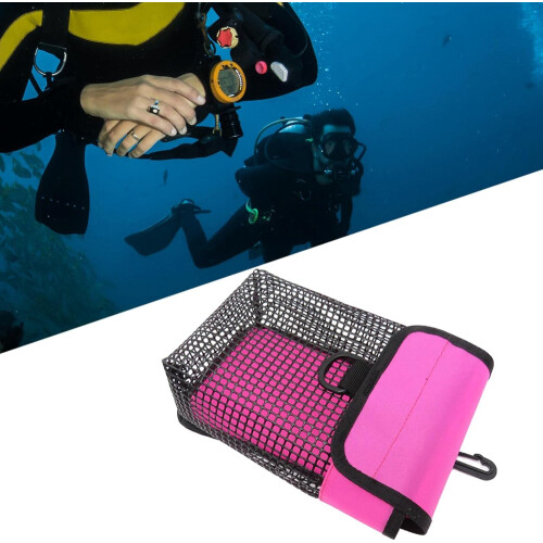 Dive Gear Storage Solution for Underwater Adventures, Fluorescent Pink, Large Mesh 2