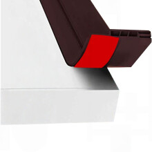 Reinforced Adhesive Door Sweeps Prevents Cold Air-Light Brown