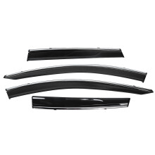 Deflettori antivento per finestrini laterali auto4Nissan Murano2015-2019, protezioni antipioggia Ventshade4Cars, protezione antipioggia per
