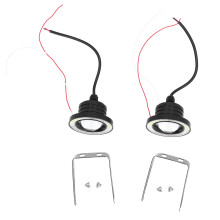 Universelle COB-LED-Nebelscheinwerfer mit weißem Angel-Eye-Halo-Ring, hoher Helligkeit, energiesparend, lange Lebensdauer und Stoßfestigkeit