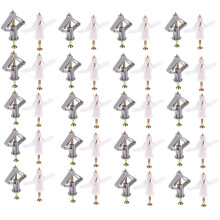 Drywall Anchor Kit Hollow Wall Anchors Plasterboard Plugs Screws for Wall Installation (Grey 50 Set+White 50 Set)