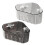 Hygienic Removable Sink Drain Basket Elevated Base Design-Black 3