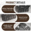 Hygienic Removable Sink Drain Basket Elevated Base Design-Black 5