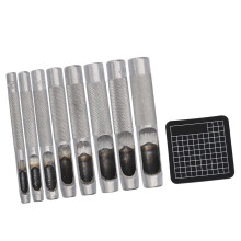 Hollow Leather Hole Punching Tool Heavy Duty Alloy Round Hole-C