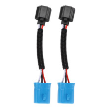 Adapter voor mistlampen, hoogrendements bedradingsconnector, koplampconversiekabel, hittebestendige plug-and-play nylon stekkers, lange levensduur.