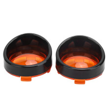 Krasbestendige lenzen, rookkleurige knipperlichtlensafdekking voor Harley Davidson Road Glide, Street Glide, Electra Glide, Softail, Dyna en