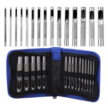 Hollow Leather Craft Punching Tool Heavy Duty Alloy Round-E.