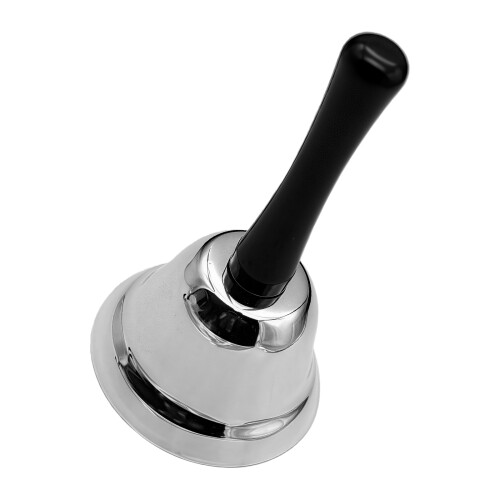 Quality Metal Rhythm Bell For Holiday Performances And-Silver
