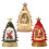 Plastic Snow Globes With Sparkling Christmas Tree Warm-White 2