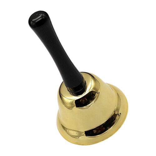 Traditional Jingling Handheld Bell Musical Accessory For-Gold