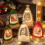 Plastic Snow Globes With Sparkling Christmas Tree Warm-White 5