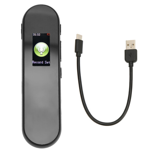 Μίνι ψηφιακή συσκευή εγγραφής φωνής με εγγραφή με ένα κλικ και εύκολη μεταφορά