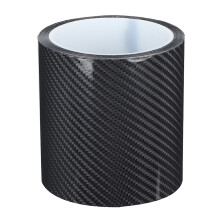 Fahrzeugfolien aus Carbonfaser-Vinyl, Türschweller-Kantenschutzleiste, Zierleiste, langlebig, staubdicht, kratzfest, PVC, flexibel, für Autos