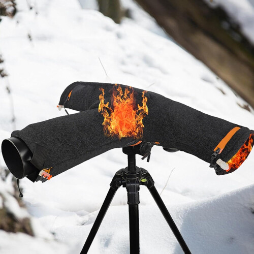 Heated Winter Camera Protector with 3 Warmers 2