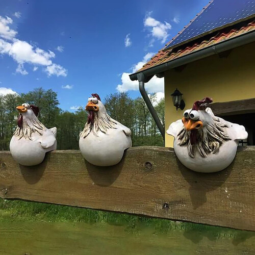 Chicken Garden Stake, Backyard Decoration 2