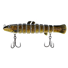 Shine in the night Loach Swimbait, multijointed bait for saltwater freshwater 15g