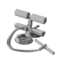 Sit Up Holder with Elastic for Home Fitness Grey