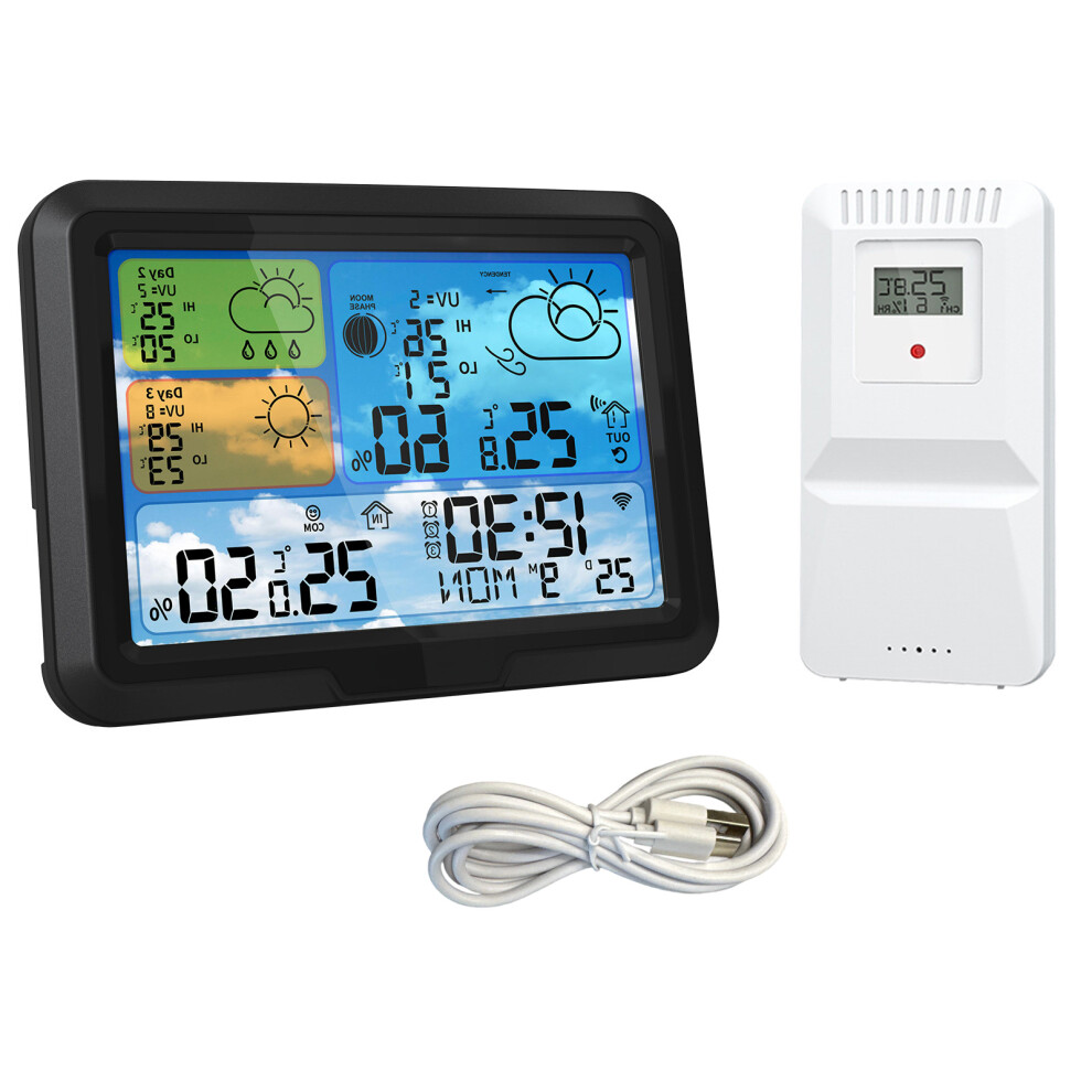 Indooor Outdoor Weather Monitor Wireless Thermometers Hygrometer 7695000565548