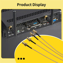 Pack De 4 Câbles Rf U.Fl (Ipex / Ipx) Pci Vers Rp-Sma, Câble À Faible Perte Coaxial Pour Antenne Wi-Fi Rg-178 (4 Pouces (10 Cm))