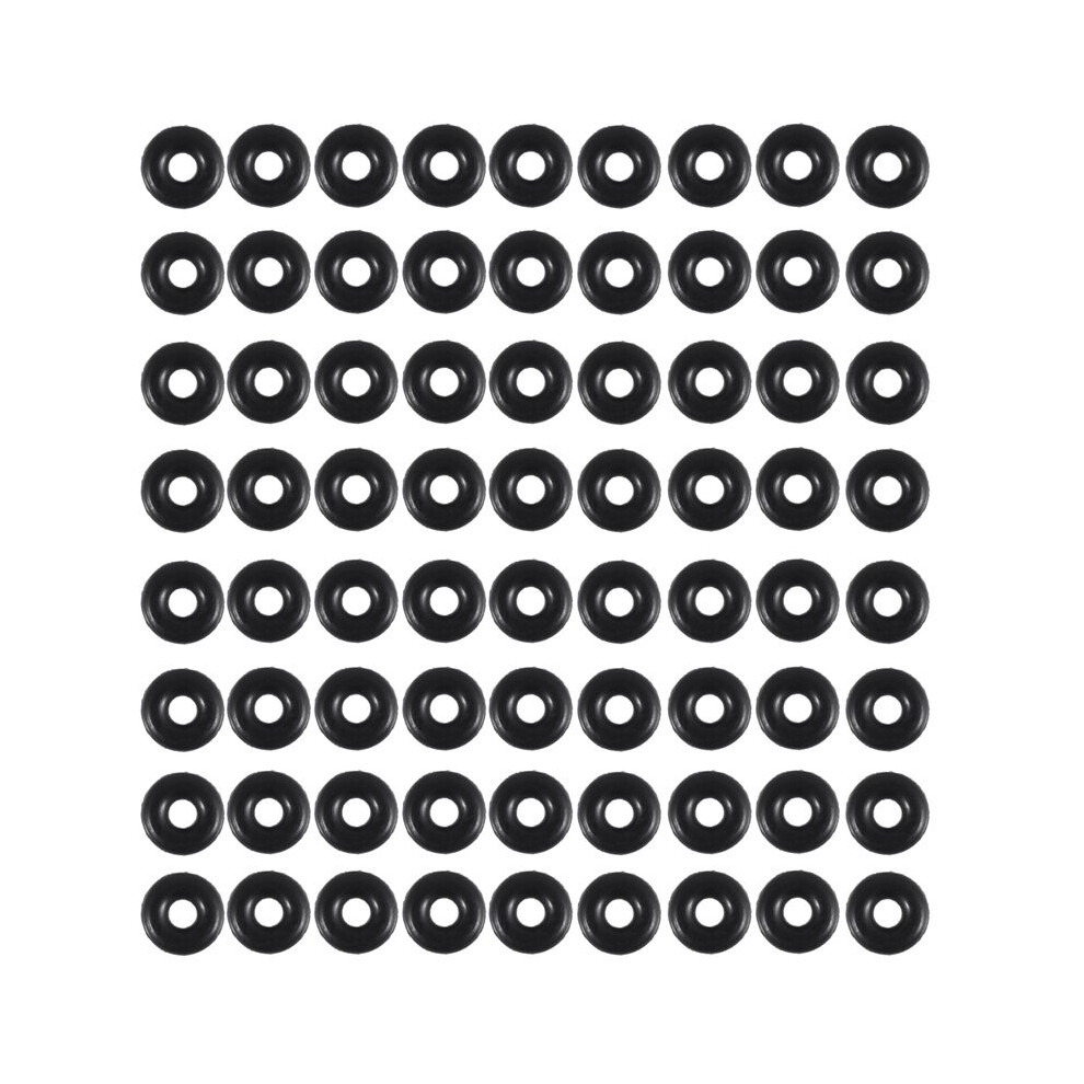 500 Pcs, 6 X 2 X 2 Mm Mechanical Rubber O Ring Oil Seal Seals 4711206481734