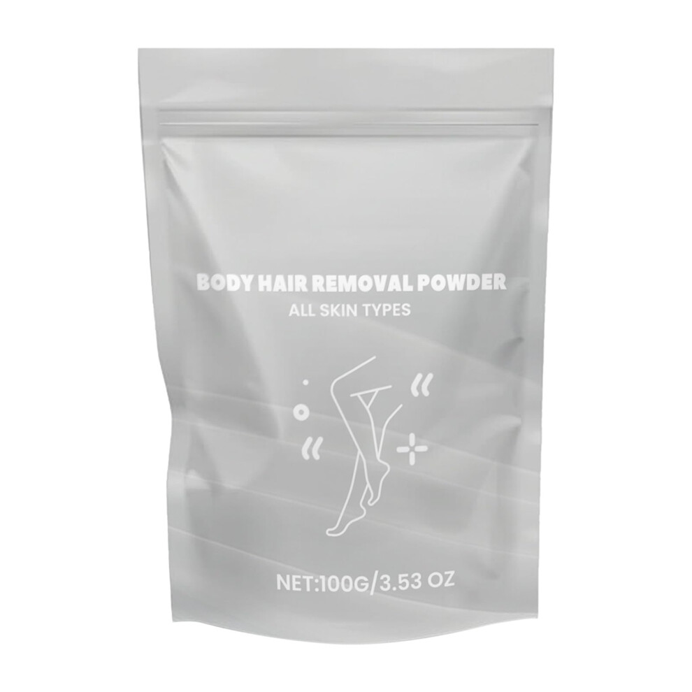 Grey Hairslayer Body Hair Removal Powder, Natural Ingredients, No Irritation (Grey)
