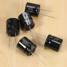 5 pcs 400V 47UF 18 x 20mm Aluminum Electrolytic Capacitor