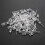 100 pcs 5mm Warm White LED Diode Lights  3V 20mA Bulb Lamps Electronics Components Light Emitting Diodes 2
