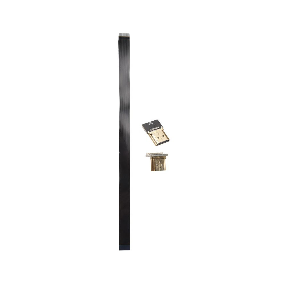 Fpv Hdmi Male To Up Angled 90D Hdmi Male Hdtv Fpc Flat Cable For Fpv Hdtv Multicopter Aerial Photograph 20Cm Light 4711601898496