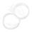 Nylon 0,80 mm Vislijn Touwhaspel Diameter 33 M Lang, Wit 3