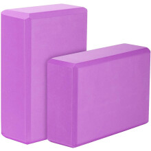 Yoga Blocks 2 Pack,23X15X7.6cm High Density EVA Foam Yoga Block Exercise Bricks,Eco Friendly & ,