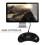 Gamepad Wired 6-Key Usb Game Controller Joypad For Sega Genesis / Md Pc / 2 Y1301 / Mac Mega Drive Black Plastic 10