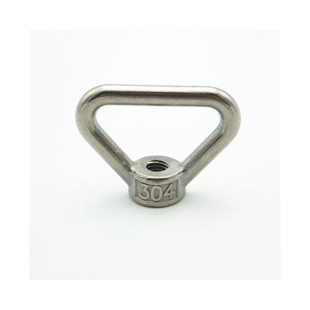 M8 M10 304 Stainless Steel Metric Thread Triangle Ring Nut Marine Lifting Eye Nut Fastener (Size: M8) 9365049500913