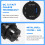 12V / 24V Fast Charging 3.0 Car Cigarette Lighter Socket Usb Charger Led Voltmeter Ammeter Black & Red 6