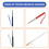 4Pcs Telescopic Pointer Stick with Hand Lanyard Teacher Pointer for Classroom Retractable Pointer Whiteboard Pointer 7