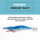 1 Stück Blau Blinkende LED Fischköder Blitzlicht 10 cm Minnow Leucht Squid Jig Garnele Köder Nacht Fischen Köder 3