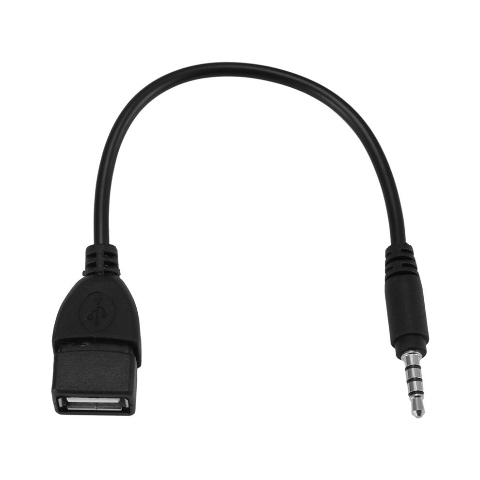 Usb Jack, Aux, 3.5 Mm Jack For Audio Data Charging Cable Black 6133869982720