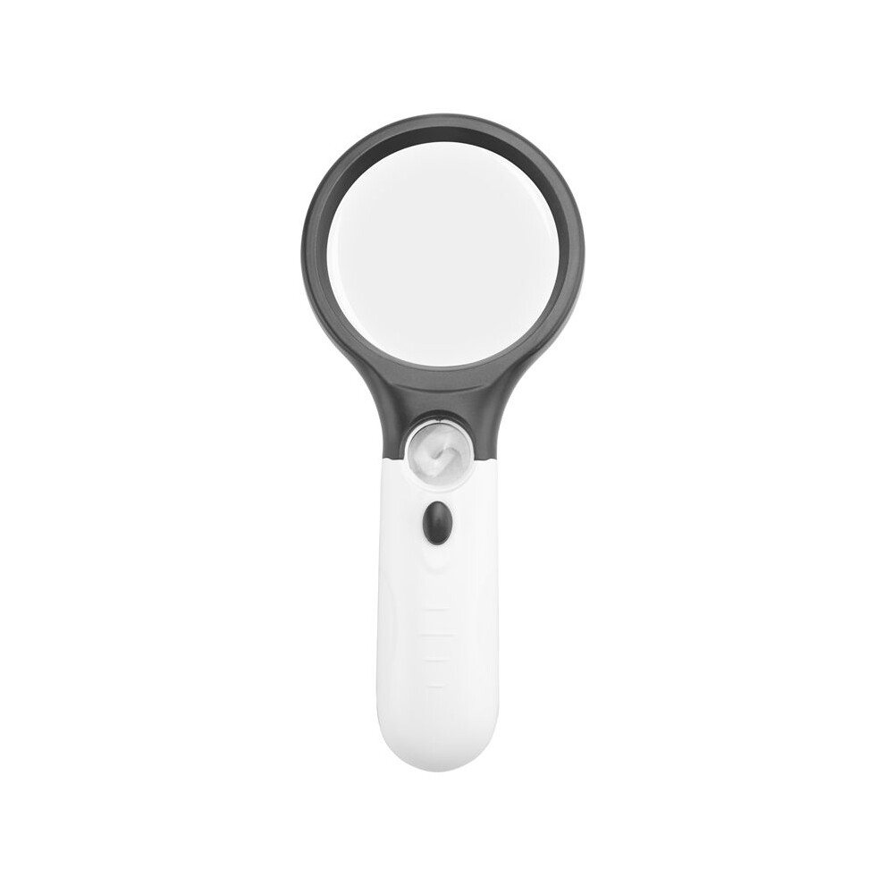 Light 3 Led 45X Handheld Magnifier Reading Magnifying Glass Lens Jewelry Loupe