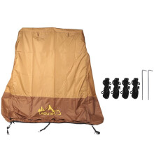 LADUTA Car Trunk Tent Sunshade Rainproof Tailgate Shade Awning Tent for Car Self-Driving Tour Barbecue Outdoor Camping Brown